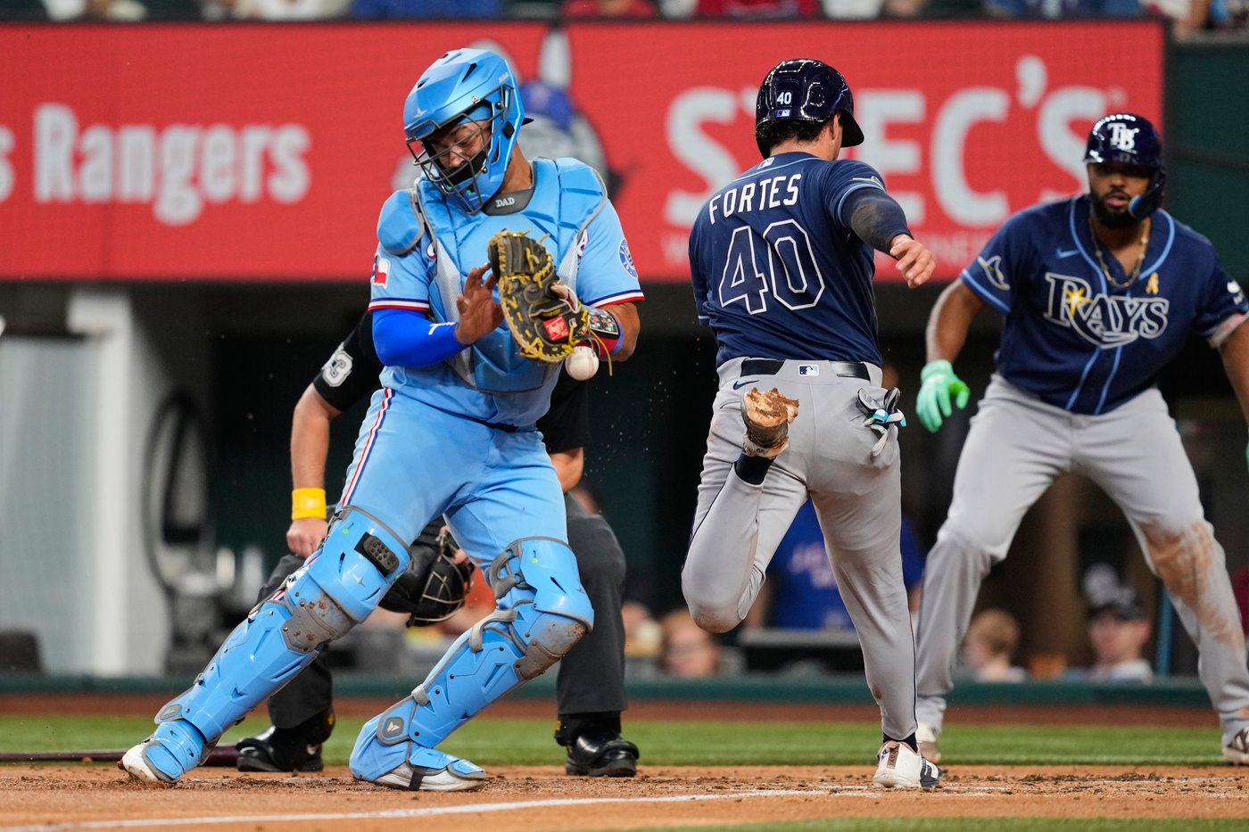 Jake Burger homers twice as Rangers beat Rays 8-6 to split 4-game series | iNFOnews.ca Jake Burger homers twice as Rangers beat Rays 8-6 to split 4-game series | iNFOnews.ca