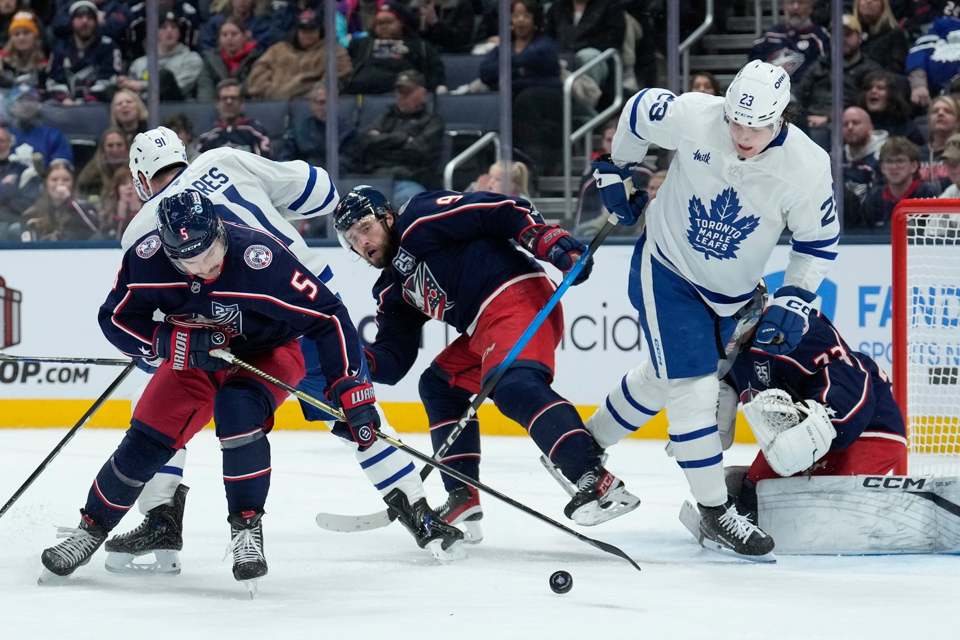 Nylander sets OT goals record as Maple Leafs beat Blue Jackets 2-1 | iNFOnews.ca Nylander sets OT goals record as Maple Leafs beat Blue Jackets 2-1 | iNFOnews.ca