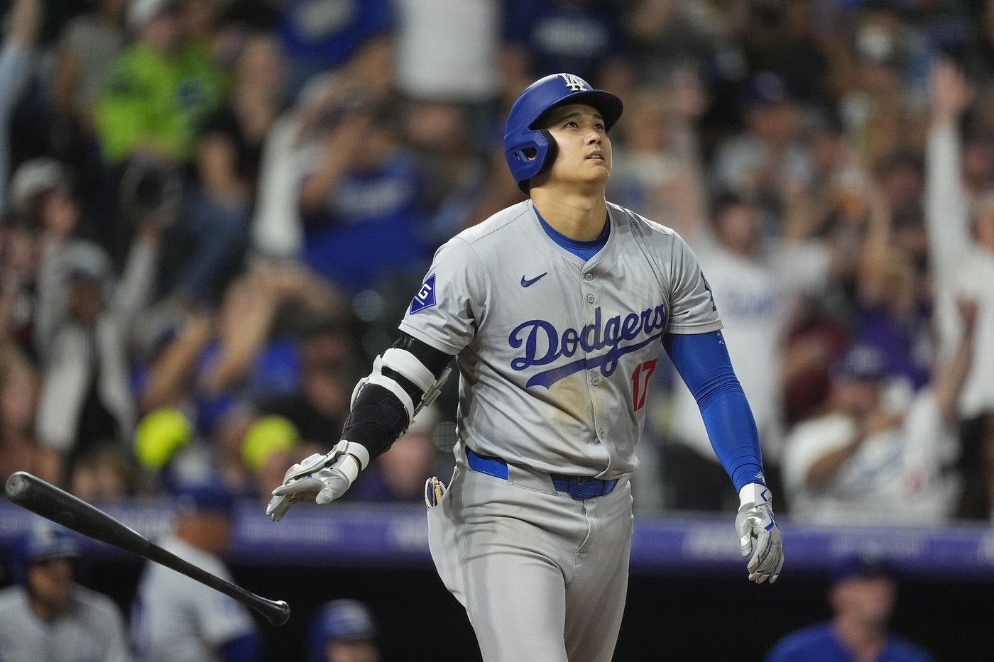 Ohtani launches homer No. 54, steals 57th base as NL West-champion Dodgers power by Rockies 11-4 | iNFOnews.ca