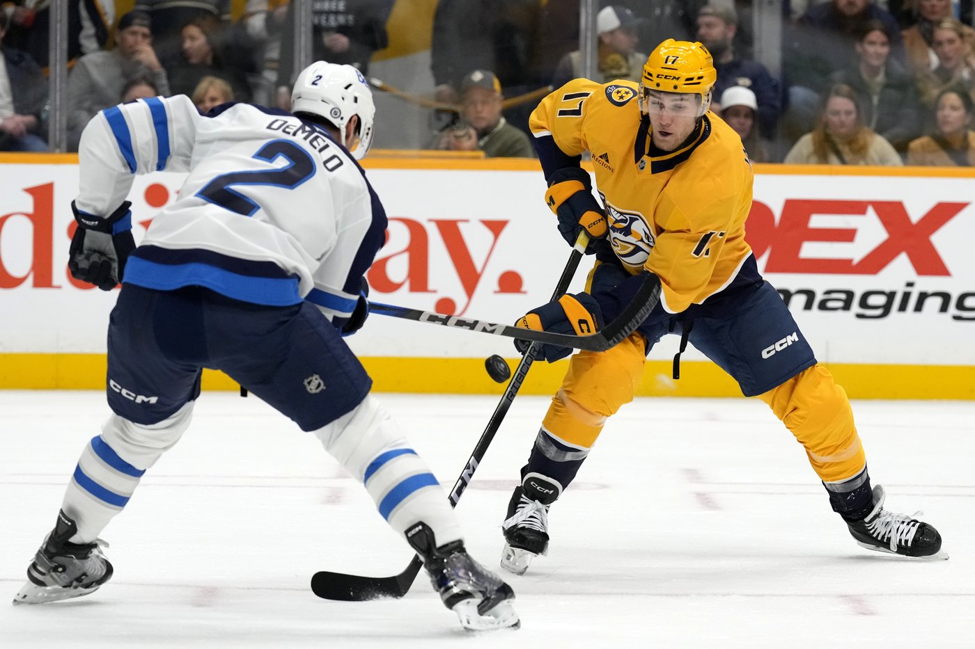 Roman Josi scores twice as Nashville Predators defeat Winnipeg Jets 4-1 | iNFOnews.ca