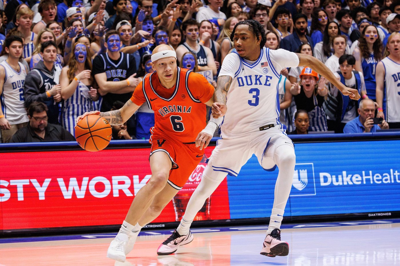Evans, Boozer help No. 1 Duke beat No. 11 Virginia 77-51 to clinch ACC Tournament's top seed | iNFOnews.ca Evans, Boozer help No. 1 Duke beat No. 11 Virginia 77-51 to clinch ACC Tournament's top seed | iNFOnews.ca
