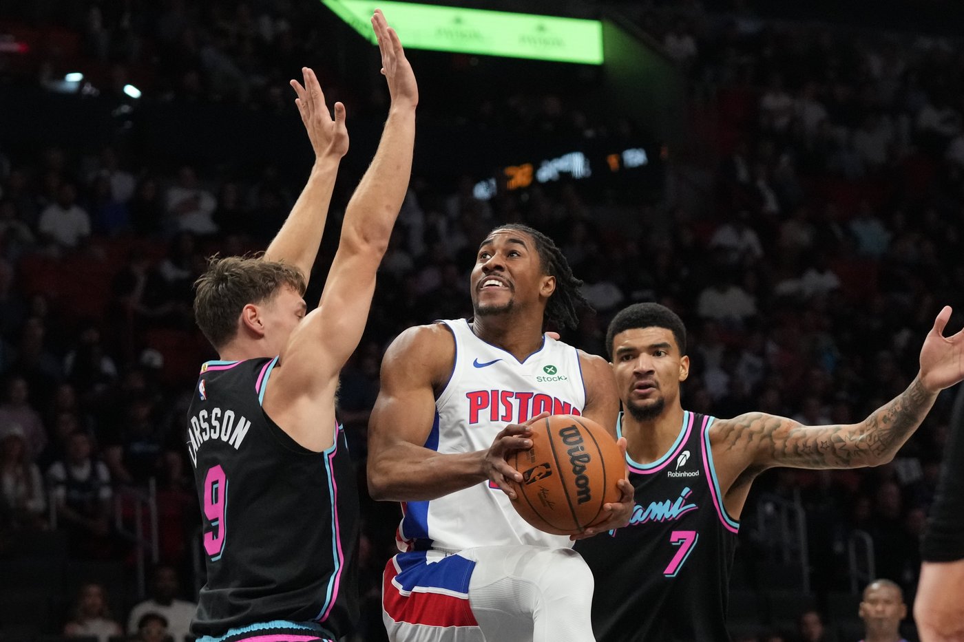 Duncan Robinson gets a win in return to Miami, as Pistons hold off Heat 138-135 | iNFOnews.ca Duncan Robinson gets a win in return to Miami, as Pistons hold off Heat 138-135 | iNFOnews.ca