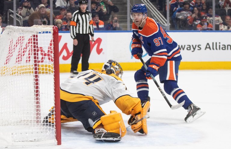McDavid nets hat trick as Oilers drill Predators 6-2 | iNFOnews.ca