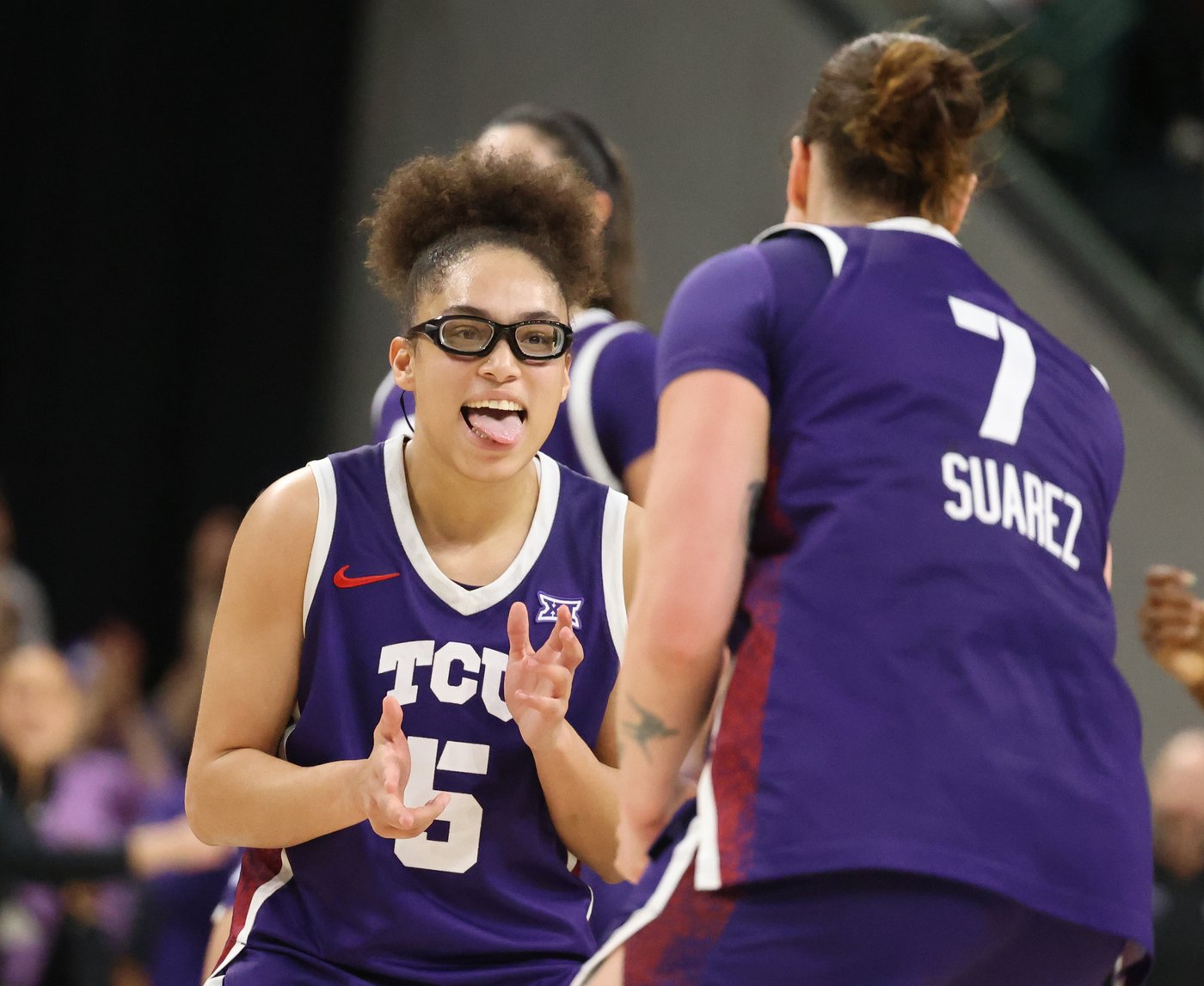 Olivia Miles and Marta Suarez teamed up at TCU and trying to get past Sweet 16 in March Madness | iNFOnews.ca