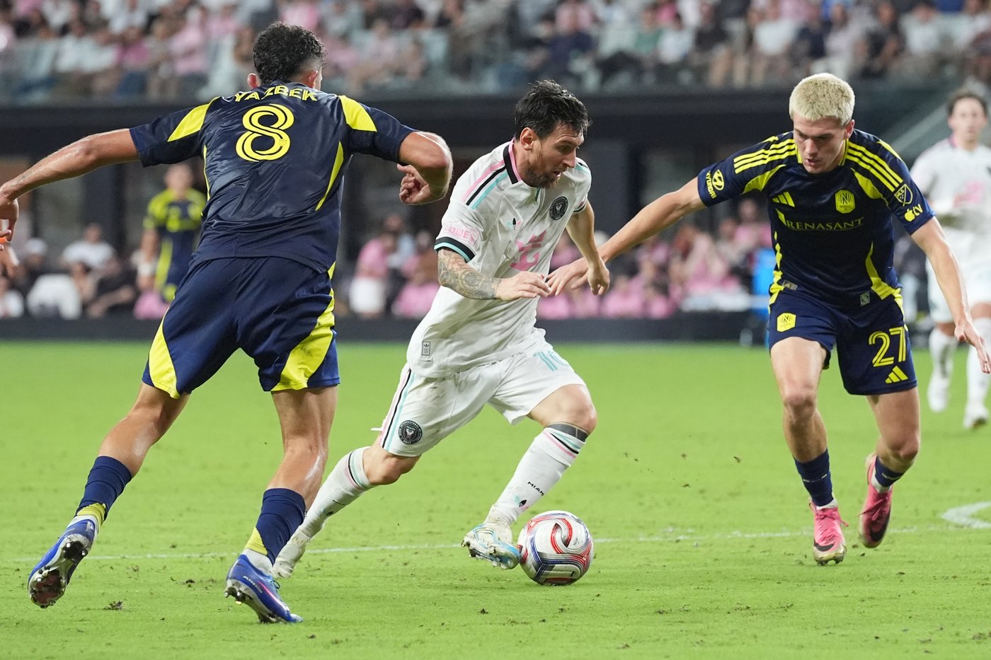 Messi scores his 19th MLS goal as Inter Miami draws 2-2 with Nashville | iNFOnews.ca Messi scores his 19th MLS goal as Inter Miami draws 2-2 with Nashville | iNFOnews.ca