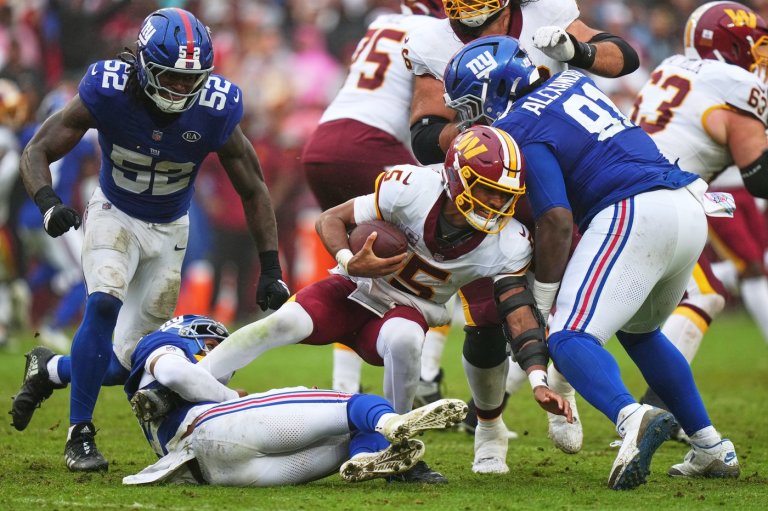 Jayden Daniels and Commanders settle for 27-27 tie with Giants after botching final play of OT | iNFOnews.ca