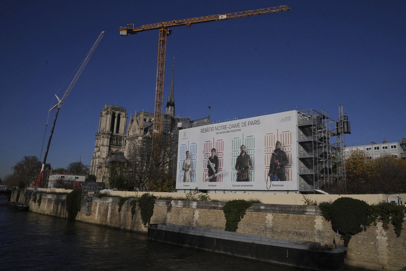 Notre Dame primps for its grand post-blaze return. But why does the cathedral look unfinished? | iNFOnews.ca