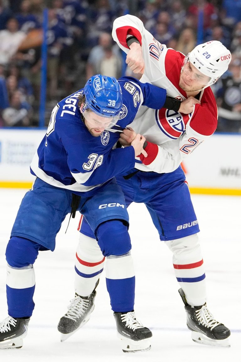 'Did we look intimidated?" Canadiens brush off Bolts' bully approach | iNFOnews.ca
