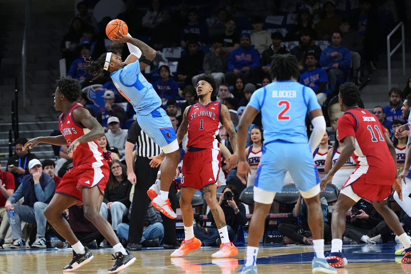 No. 22 St. John's overcomes shaky start to beat DePaul 68-56 for its 8th straight win | iNFOnews.ca No. 22 St. John's overcomes shaky start to beat DePaul 68-56 for its 8th straight win | iNFOnews.ca