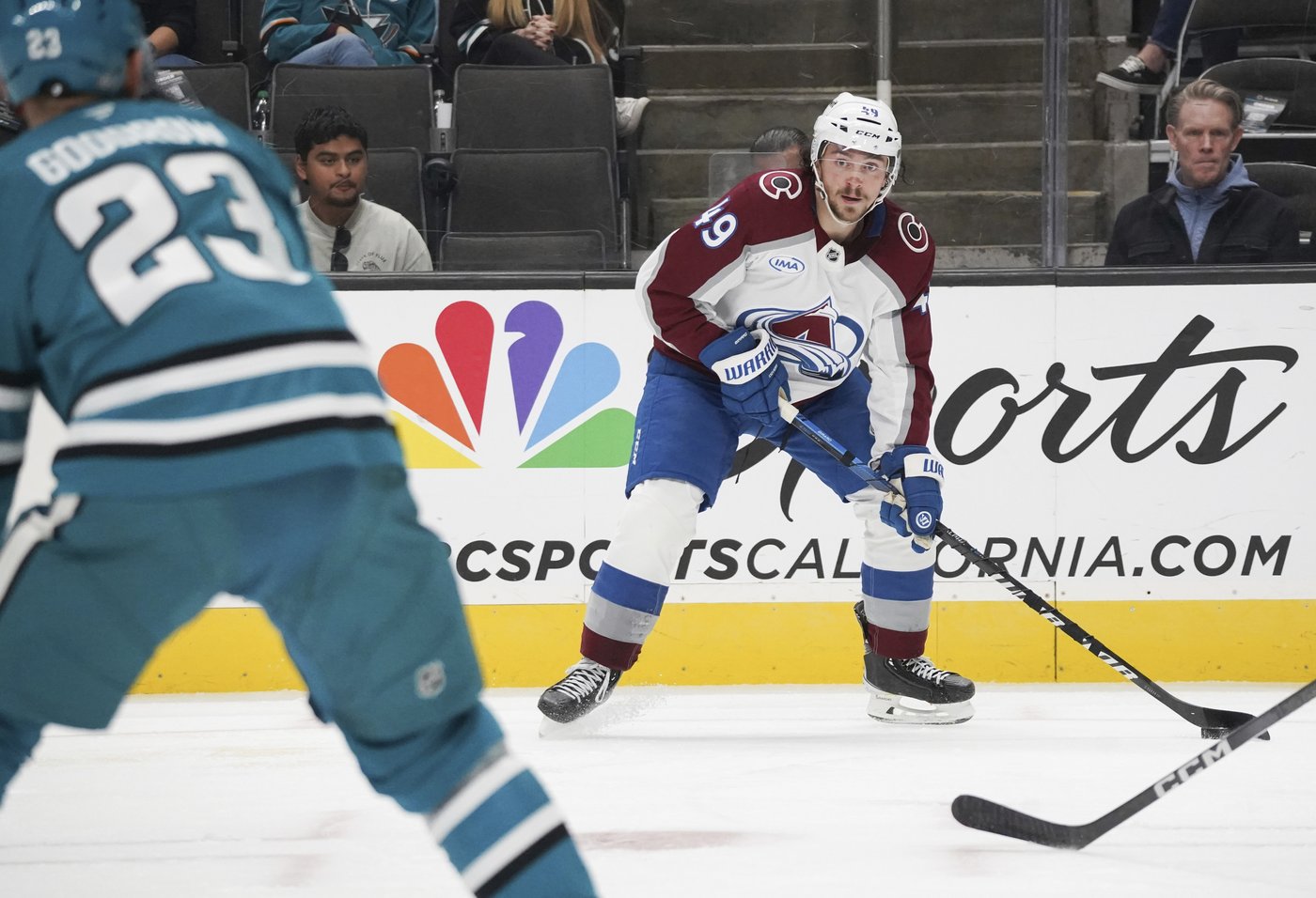 Colton scores twice, Annunen makes 25 saves to help Avalanche beat winless Sharks 4-1 | iNFOnews.ca Colton scores twice, Annunen makes 25 saves to help Avalanche beat winless Sharks 4-1 | iNFOnews.ca
