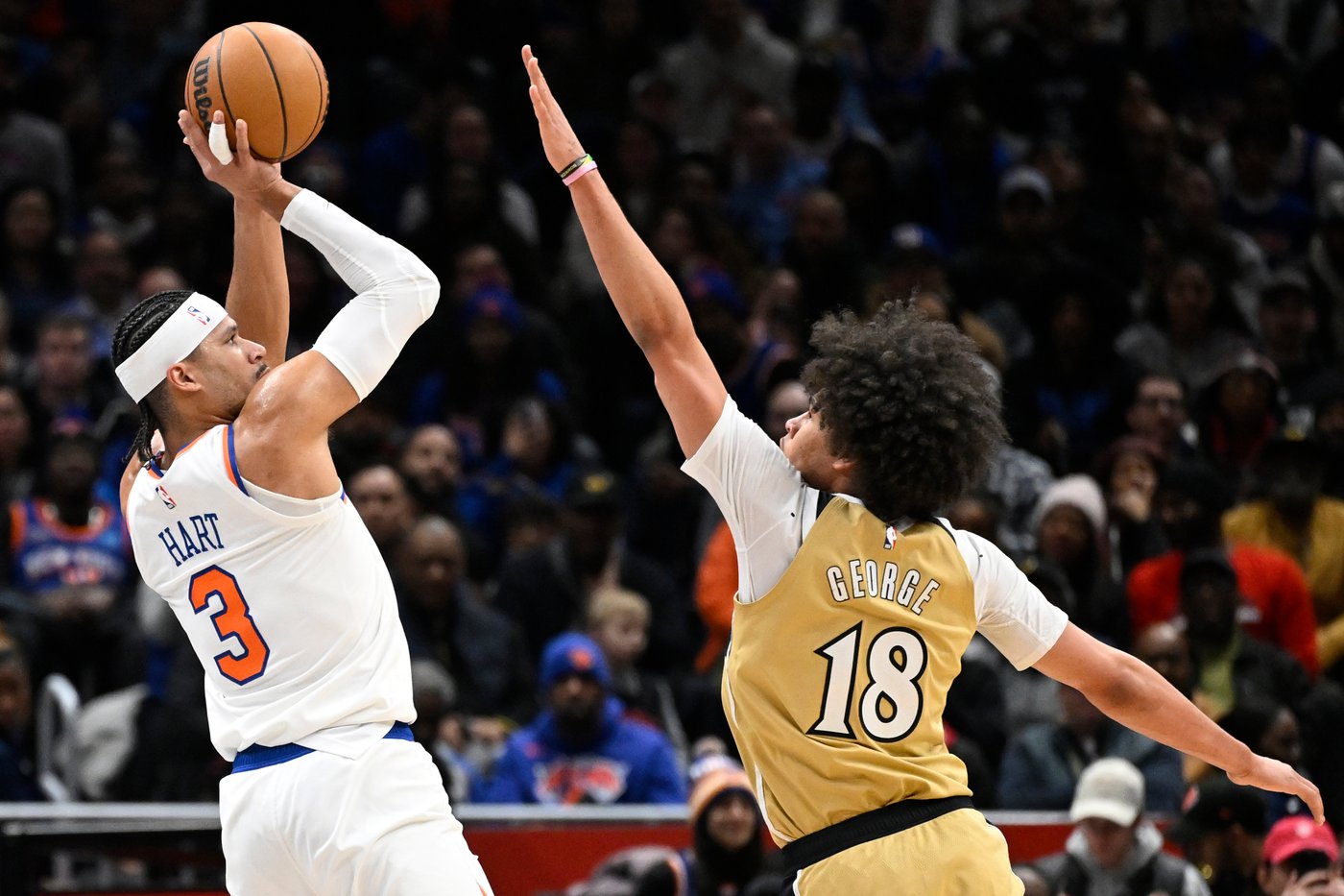 Knicks lose Hart to injury, but still win their 7th straight with ease, 132-101 over the Wizards | iNFOnews.ca