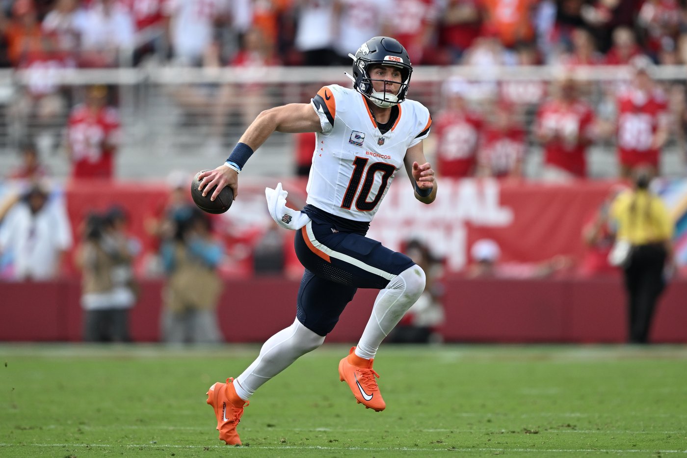 Bo Nix isn't taking any advice from TV analysts about how to fix the Broncos' offense | iNFOnews.ca
