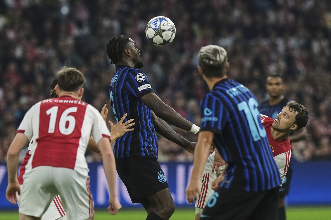 Inter Milan lifted by Thuram's soaring headers in pain-free return to Champions League | iNFOnews.ca Inter Milan lifted by Thuram's soaring headers in pain-free return to Champions League | iNFOnews.ca