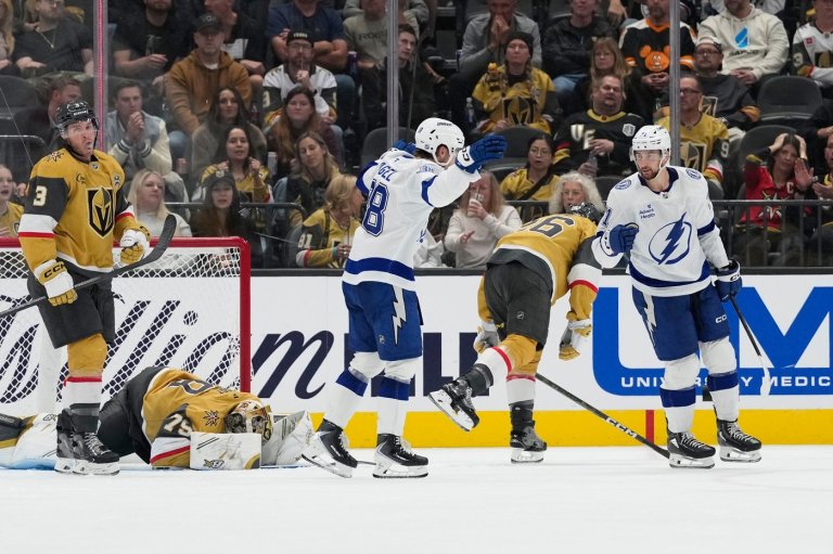 Lightning beat Golden Knights 6-2 as Kucherov ties franchise points record | iNFOnews.ca