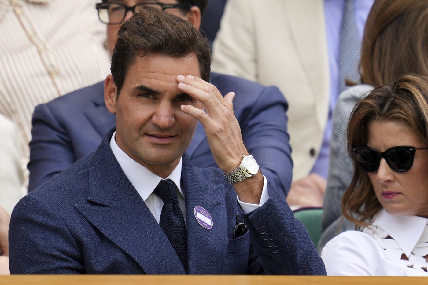 Roger Federer sits in Wimbledon's Royal Box to watch rival Novak Djokovic win | iNFOnews.ca Roger Federer sits in Wimbledon's Royal Box to watch rival Novak Djokovic win | iNFOnews.ca