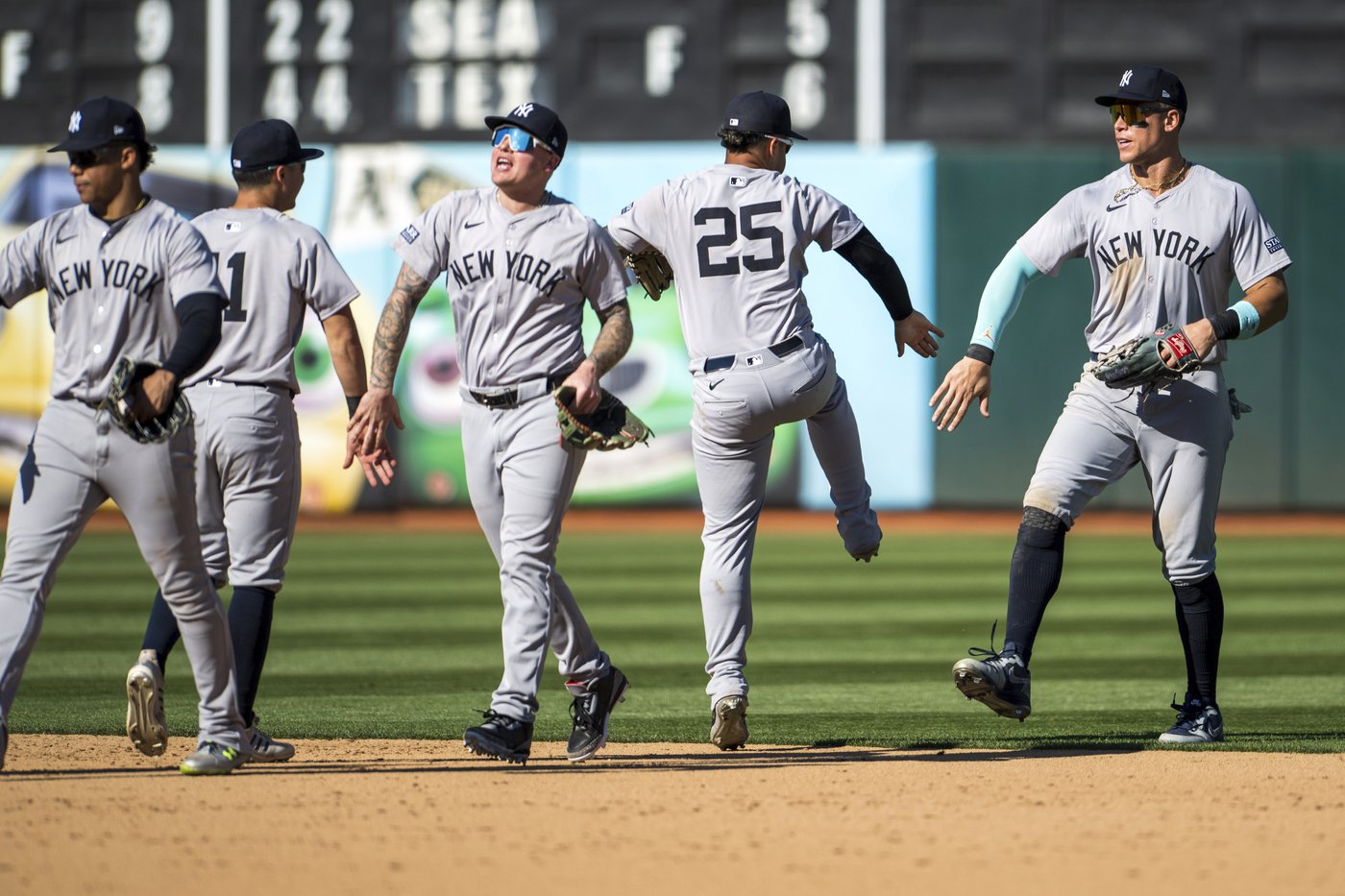 Judge hits 55th homer of season, Yankees beat Athletics 7-4 and draw closer to clinching AL East | iNFOnews.ca