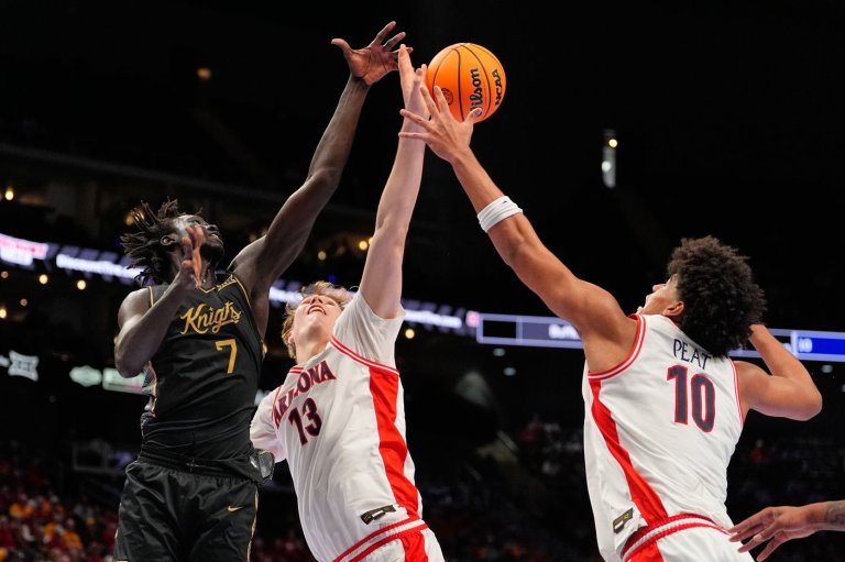 Burries scores 21 as No. 2 Arizona beats UCF 81-59 in quarterfinals of the Big 12 Tournament | iNFOnews.ca