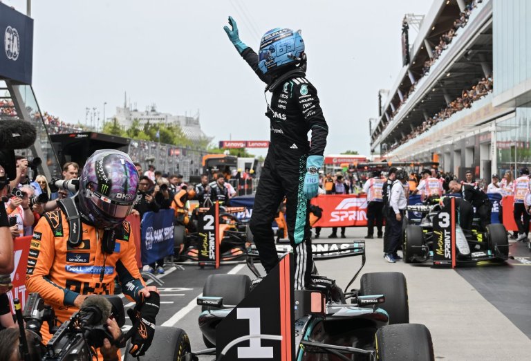 Mercedes' Russell fends off Antonelli to win dramatic sprint race at Canadian GP | iNFOnews.ca