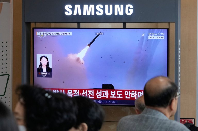 North Korea launches ballistic missiles toward the sea following military drill it sees as threat | iNFOnews.ca