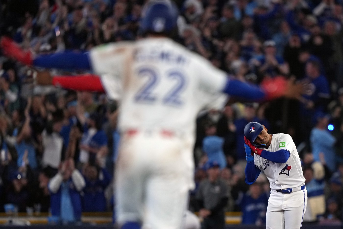 Photo Gallery: Jays open the season with walkoff win over A's | iNFOnews.ca
