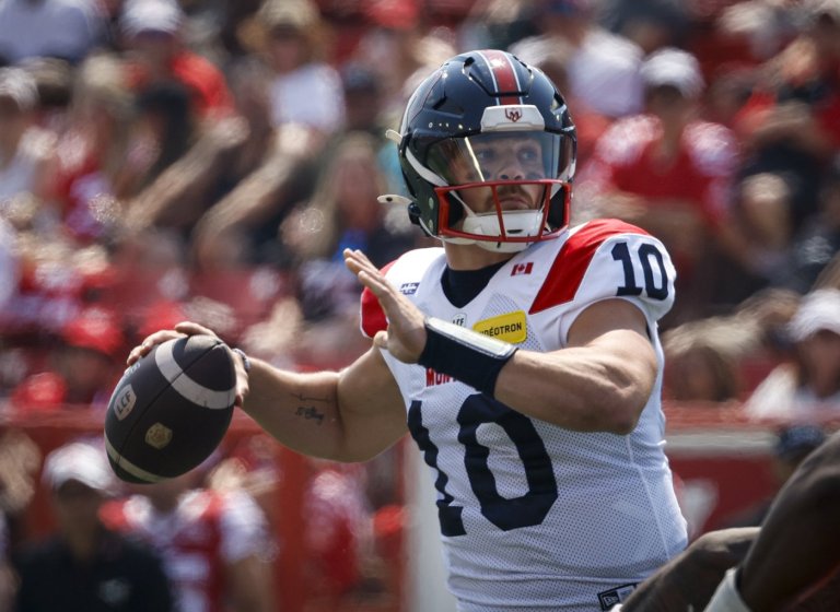 Alexander breaks CFL record as Alouettes down Stampeders 38-32 | iNFOnews.ca