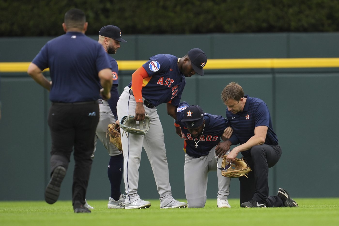 Astros outfielder Taylor Trammell being evaluated for a concussion after crashing into fence | iNFOnews.ca