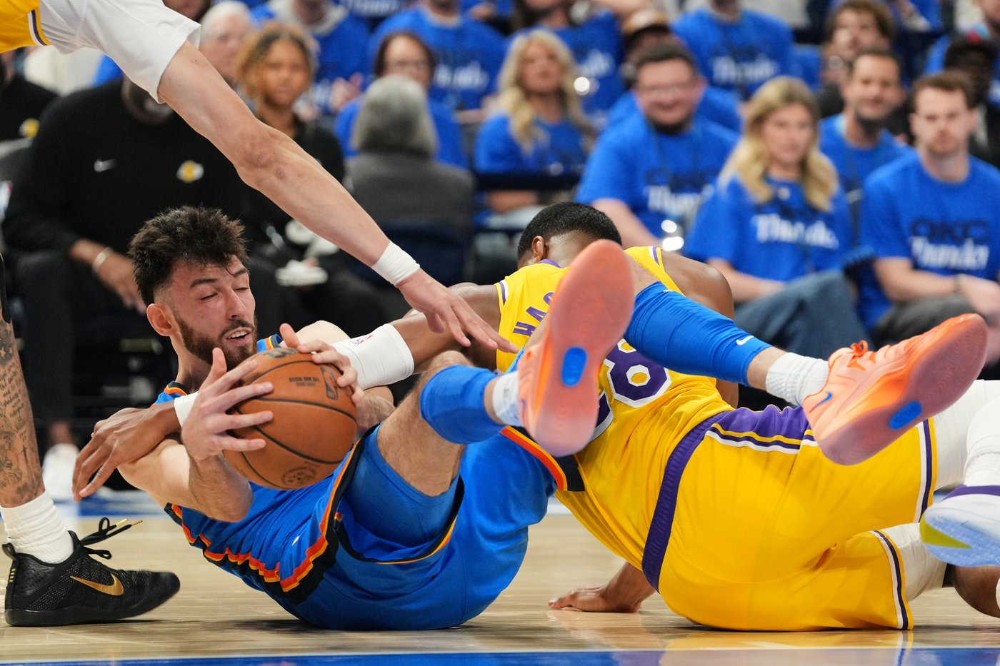 Holmgren has 24 points to help Thunder top Lakers 108-90 in Game 1 of Western Conference semifinals | iNFOnews.ca Holmgren has 24 points to help Thunder top Lakers 108-90 in Game 1 of Western Conference semifinals | iNFOnews.ca