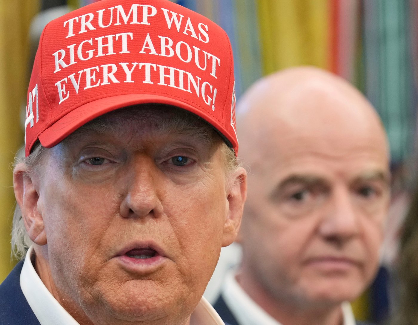 Red card furor puts Trump and Infantino's relationship under the spotlight again | iNFOnews.ca Red card furor puts Trump and Infantino's relationship under the spotlight again | iNFOnews.ca