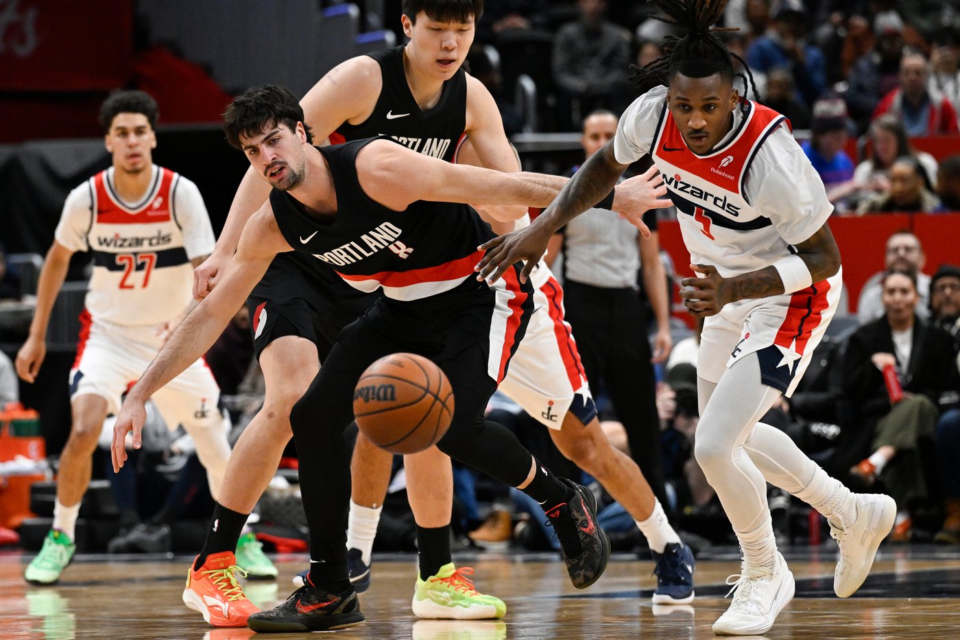 Sarr's big night helps the Wizards snap a 9-game skid with a 115-111 win over Portland | iNFOnews.ca Sarr's big night helps the Wizards snap a 9-game skid with a 115-111 win over Portland | iNFOnews.ca