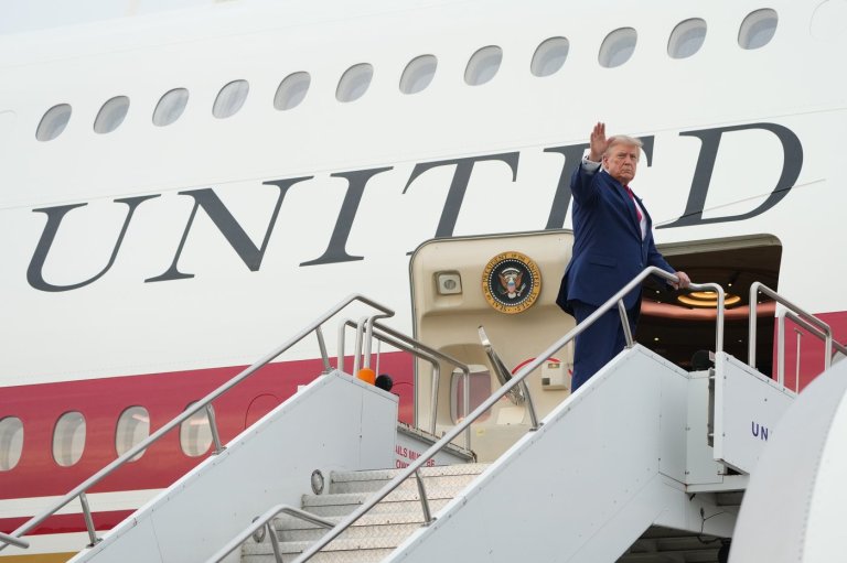 The Latest: Trump says he was taken off Air Force One last month due to threat | iNFOnews.ca