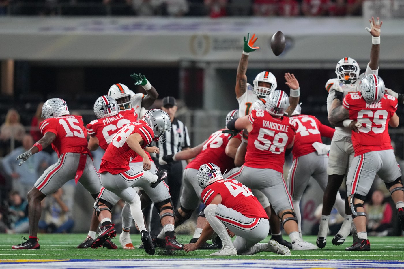 Another bye bites the dust as defending champ Ohio State falls to Miami in CFP quarterfinals | iNFOnews.ca Another bye bites the dust as defending champ Ohio State falls to Miami in CFP quarterfinals | iNFOnews.ca