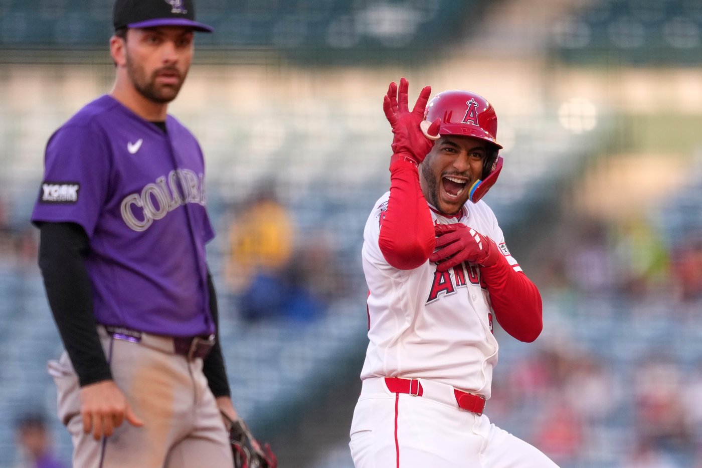 Meckler, Madrigal each have 4 hits in the Angels' 11-4 win over the Rockies | iNFOnews.ca