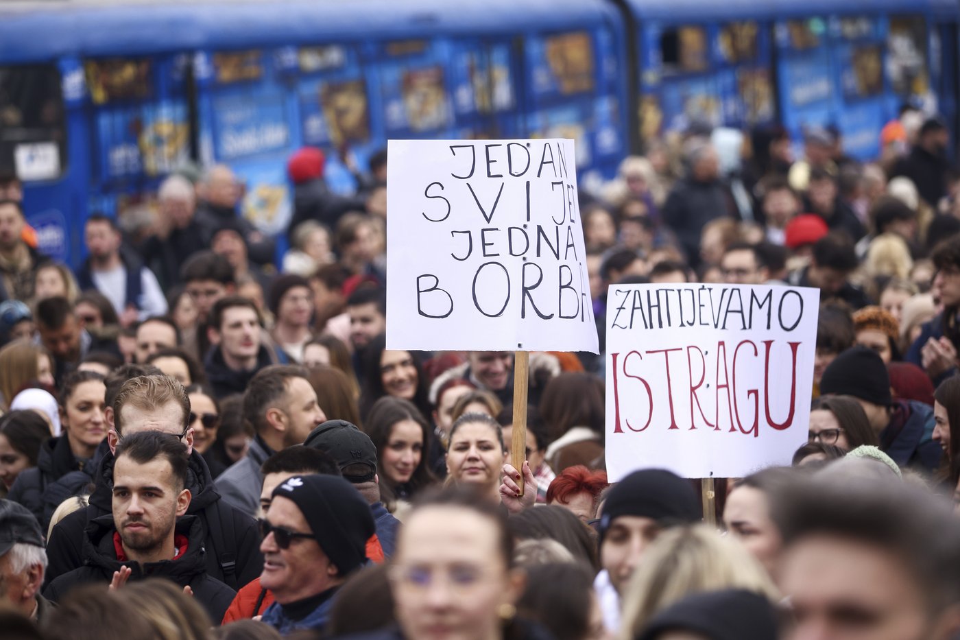 Bosnian students rally for justice, drawing inspiration from anti-graft struggle in Serbia | iNFOnews.ca
