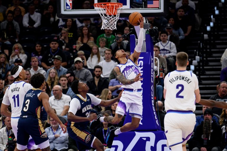 Jackson scores 24 and Peterson makes go-ahead FTs to lift Jazz over Pelicans | iNFOnews.ca