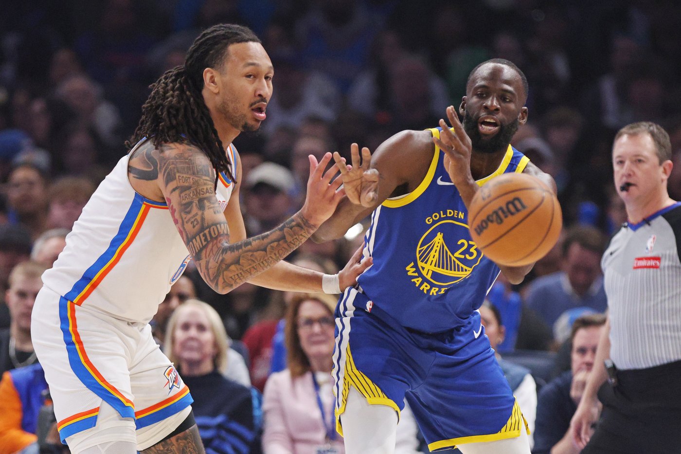 Gilgeous-Alexander scores 27 as the Thunder beat the Warriors 104-97 for 5th straight win | iNFOnews.ca Gilgeous-Alexander scores 27 as the Thunder beat the Warriors 104-97 for 5th straight win | iNFOnews.ca