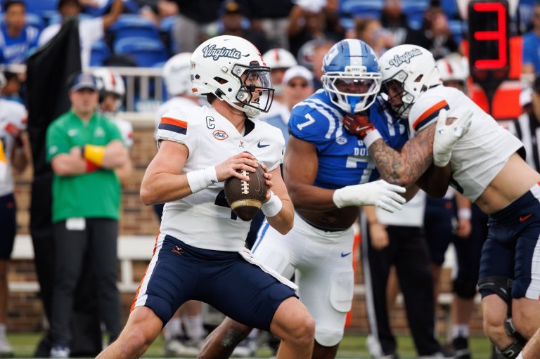 Chandler Morris throws 2 TD passes as No. 20 Virginia beats Duke | iNFOnews.ca