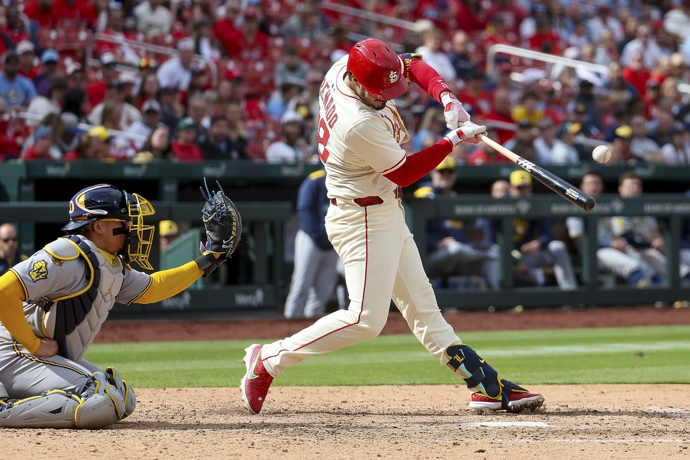 Arenado's walk-off home run lifts Cardinals over Brewers 6-5 after blown 5-0 lead | iNFOnews.ca Arenado's walk-off home run lifts Cardinals over Brewers 6-5 after blown 5-0 lead | iNFOnews.ca