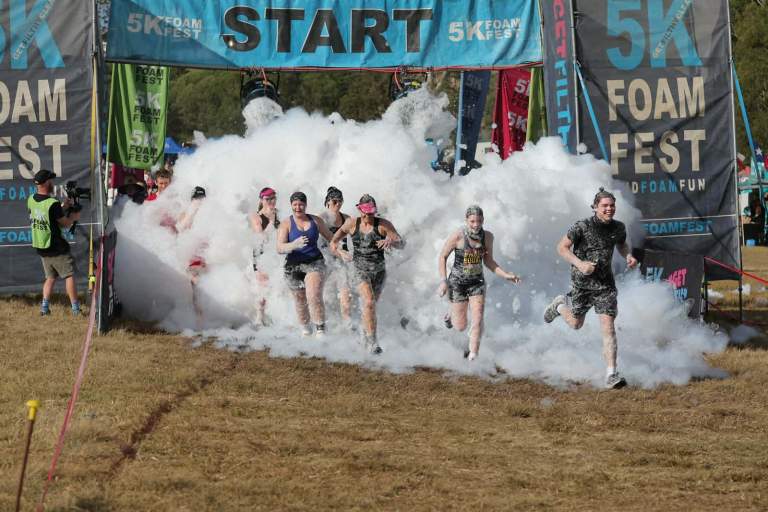 Runners to race through millions of cubic feet of foam at Vernon beach | iNFOnews.ca