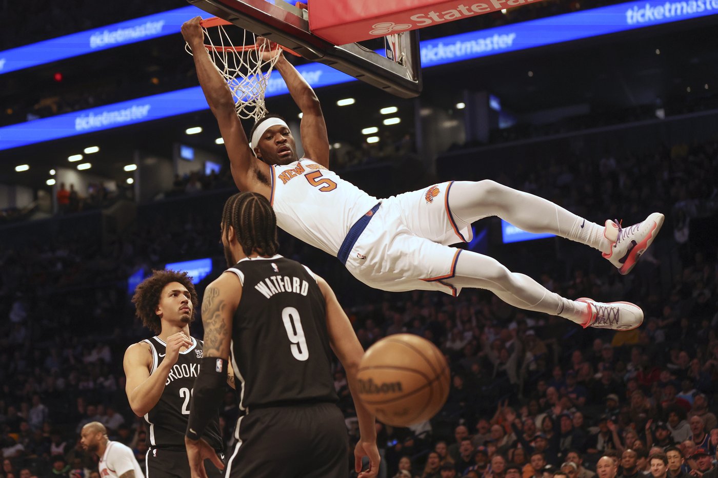Landry Shamet scores 29 after replacing Bridges after 6 seconds, leads Knicks past Nets 113-105 | iNFOnews.ca
