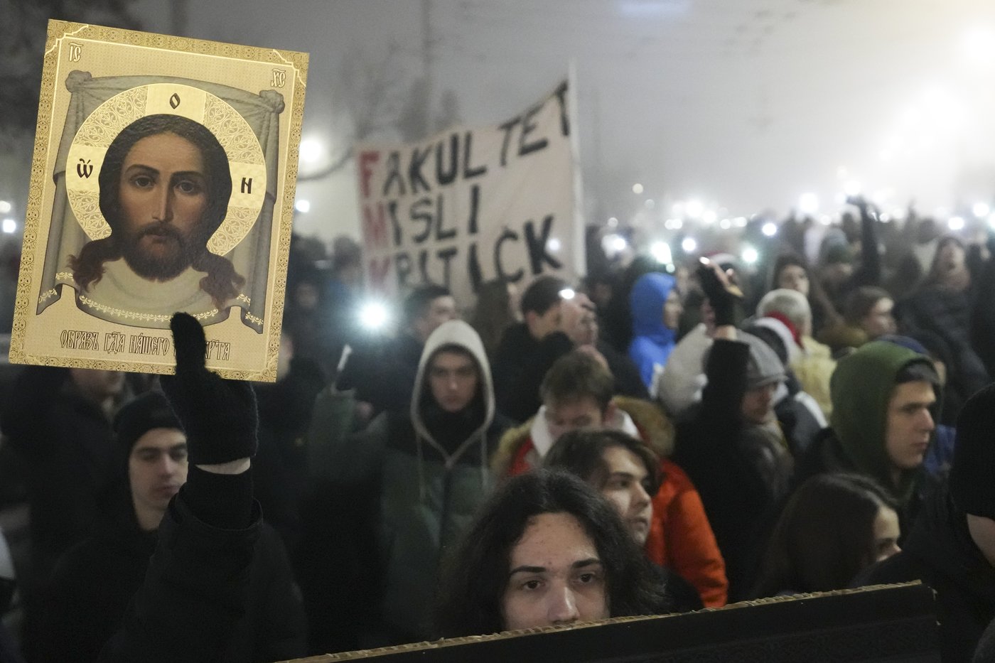 Instead of partying, thousands turn New Year celebration into anti-government protest in Serbia | iNFOnews.ca Instead of partying, thousands turn New Year celebration into anti-government protest in Serbia | iNFOnews.ca