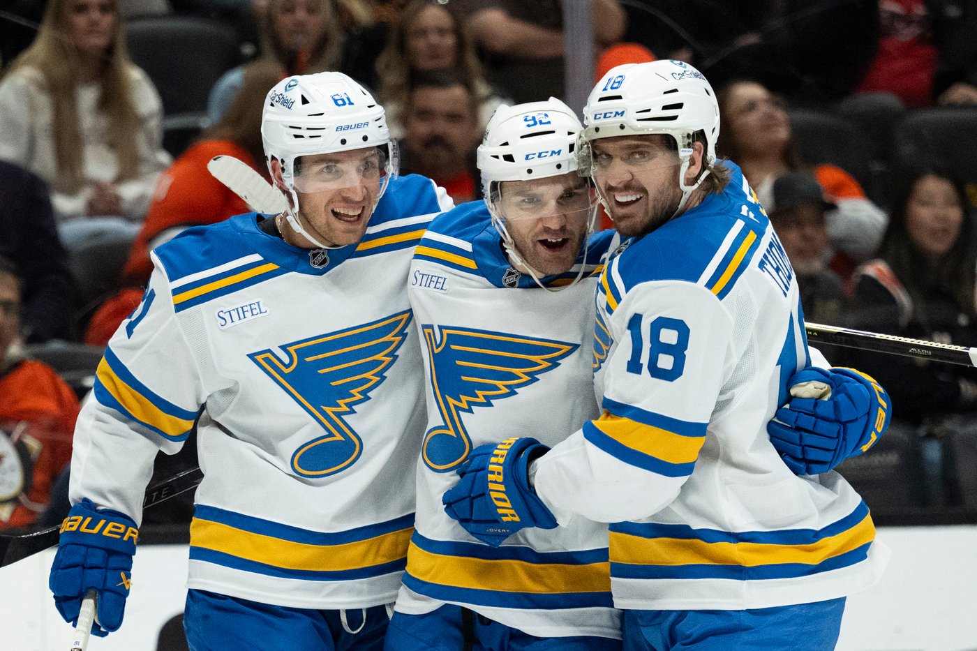 Joel Hofer makes 22 saves for 5th shutout of the season, Blues beat Ducks 4-0 | iNFOnews.ca Joel Hofer makes 22 saves for 5th shutout of the season, Blues beat Ducks 4-0 | iNFOnews.ca
