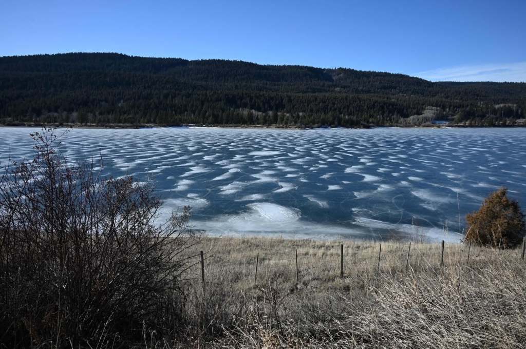 iN PHOTOS: Patterns in the ice during a mild Southern Interior winter | iNFOnews.ca