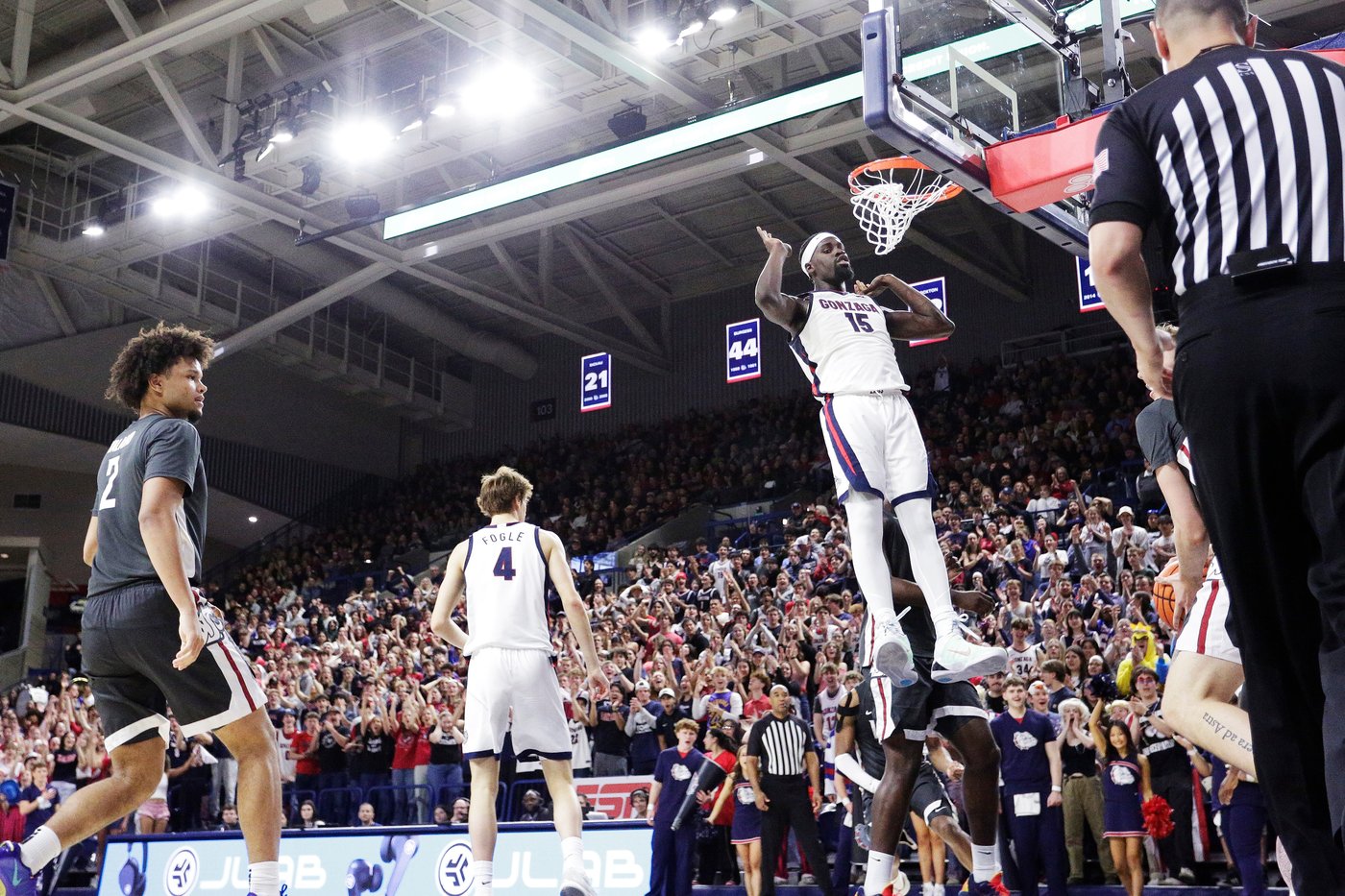 Ike scores 20 points and Fogle adds 17 as No. 12 Gonzaga routs Washington State 83-53 | iNFOnews.ca