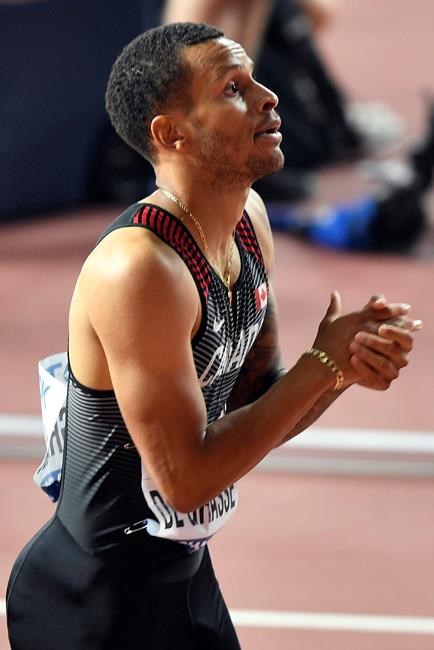 Canadian Andre De Grasse wins semi to qualify for 200-metre world final | iNFOnews.ca
