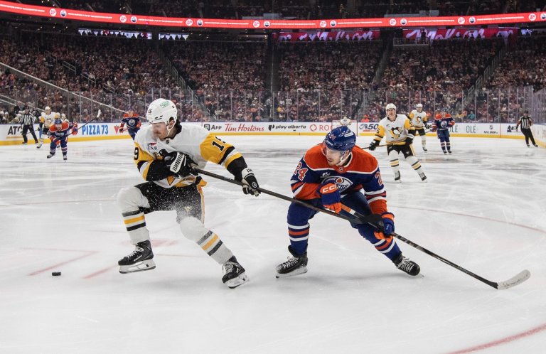 Penguins score three times within opening three minutes, cruise past Oilers 6-2 | iNFOnews.ca