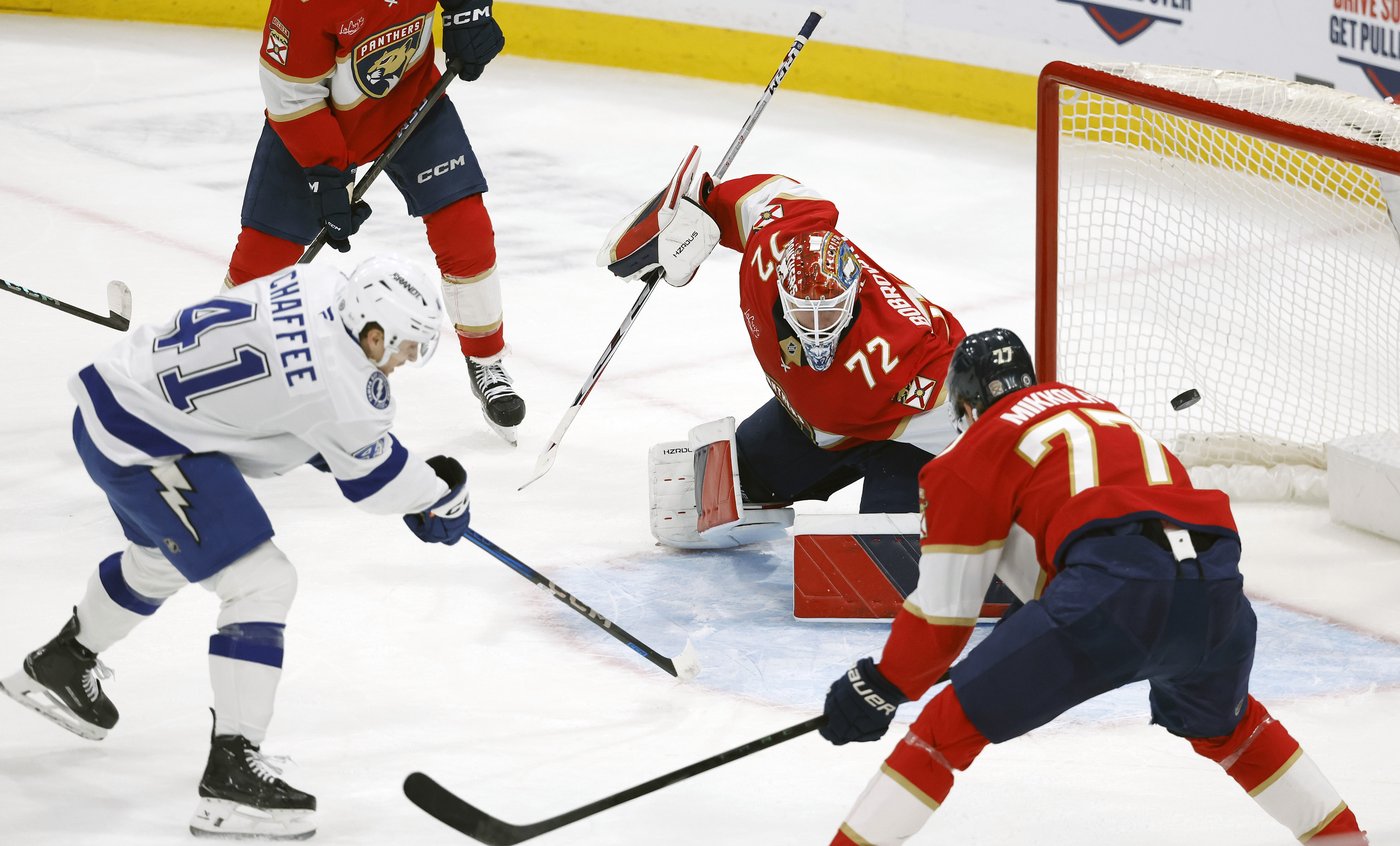 Kucherov scores before game misconduct, Lightning get chippy 4-0 win over Panthers | iNFOnews.ca Kucherov scores before game misconduct, Lightning get chippy 4-0 win over Panthers | iNFOnews.ca