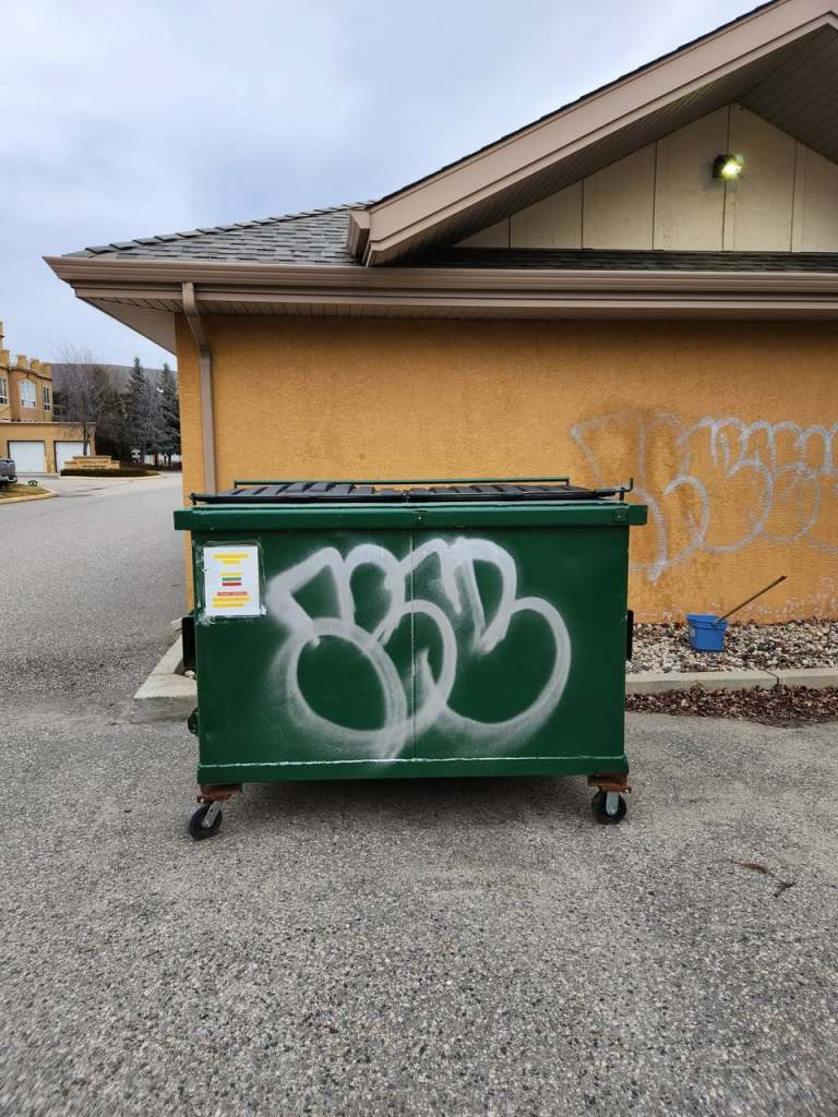 Lake Country vandal’s graffiti spree ended with a foot chase | iNFOnews.ca