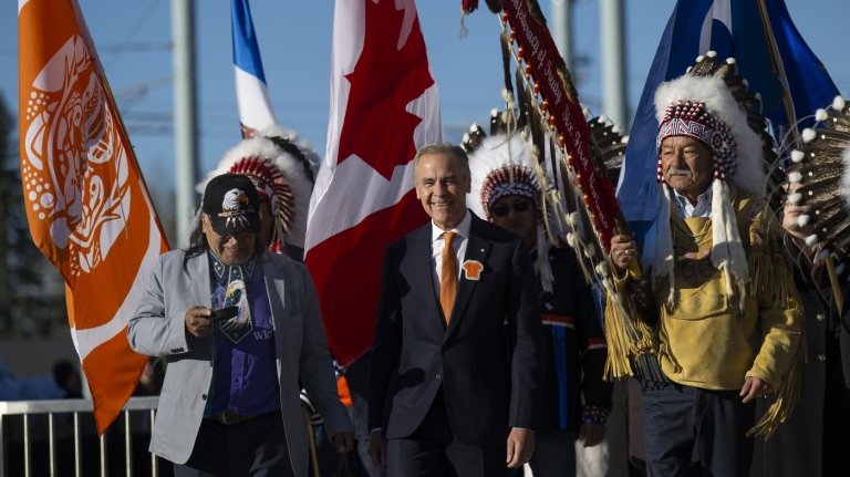 Carney reflects on 'dark chapter' at Truth and Reconciliation ceremony in Edmonton | iNFOnews.ca