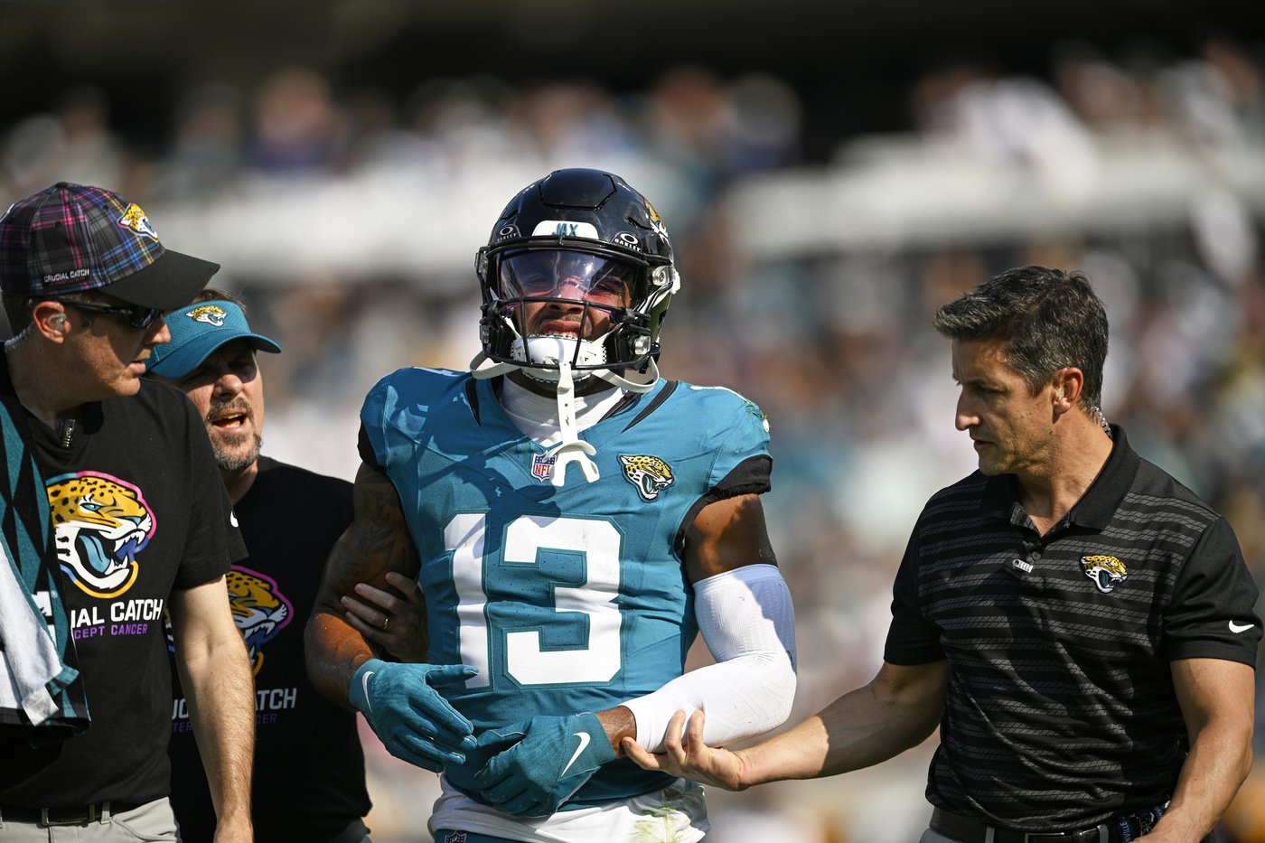 Jags WR Christian Kirk is out for the season after breaking his left collarbone | iNFOnews.ca