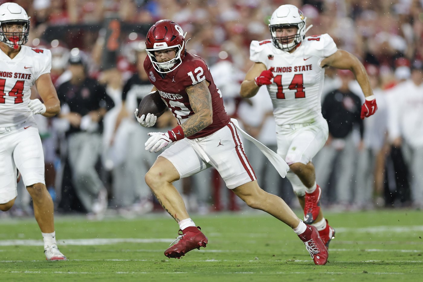 John Mateer sets record in Oklahoma debut, leading No. 18 Sooners to 35-3 win over Illinois State | iNFOnews.ca John Mateer sets record in Oklahoma debut, leading No. 18 Sooners to 35-3 win over Illinois State | iNFOnews.ca